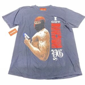 4Hunnid Shirt Mens Large Black I Got Issues Graphic Tee Streetwear Hip Hop